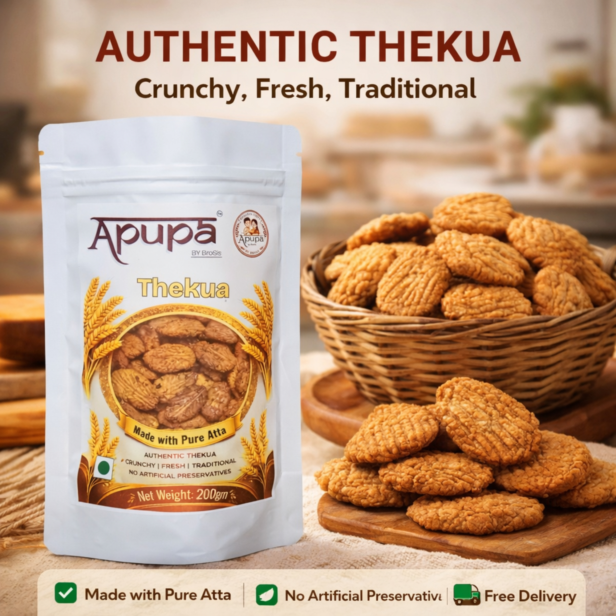 APUPA Traditional Thekua Product